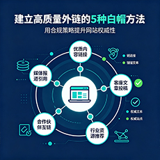 阳泉建站-建立高质量外链的5种白帽方法